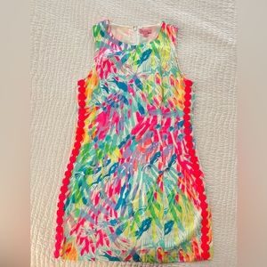 Lilly Pulitzer | Size 10 | Shell Embroidered Shift Dress